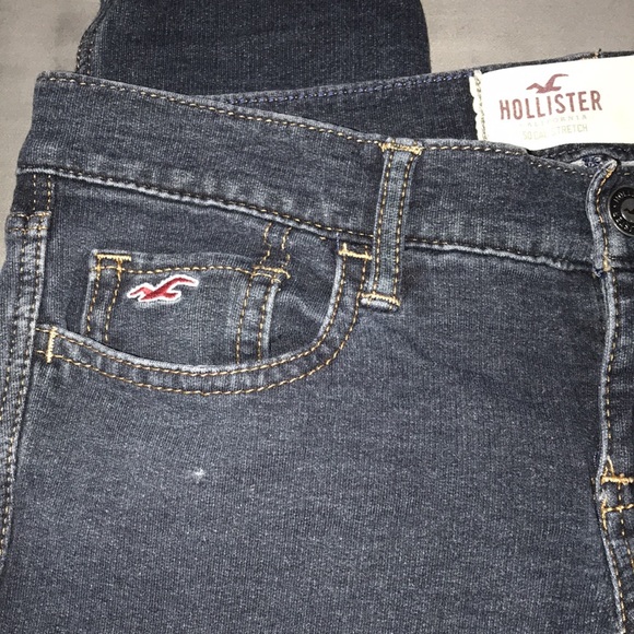 * SOLD *πHOLLISTER DARK WASH JEGGINGS SIZE 1 JUNIORSπ - Picture 4 of 12